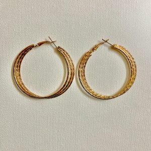 Stylish Office Wear Golden Earrings for Women