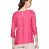 Fuschia Pink Women's Body Blouse Back