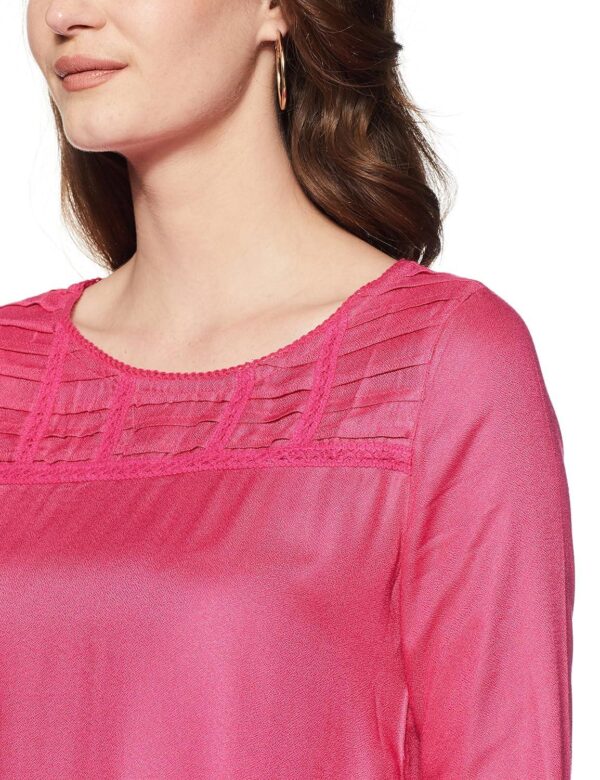 Fuschia Pink Women's Body Blouse Back