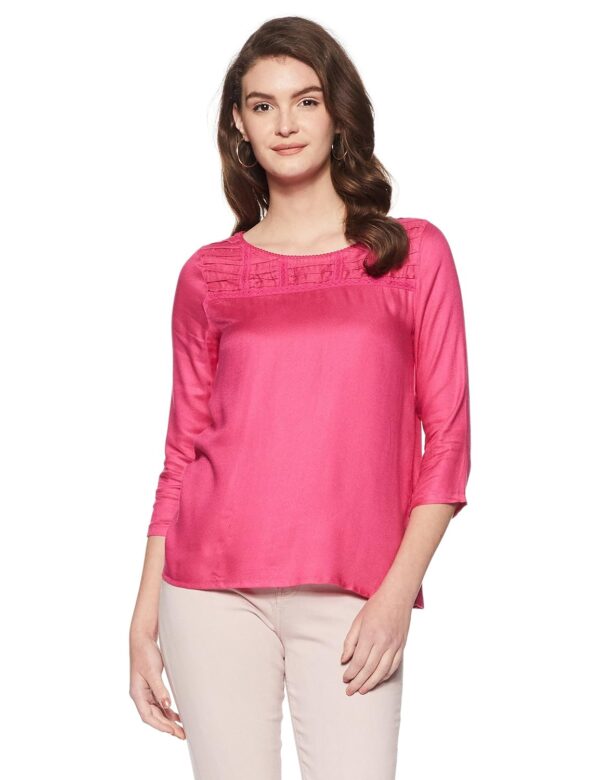 Fuschia Pink Women's Body Blouse Top