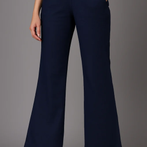 Blue formal Pants for Women